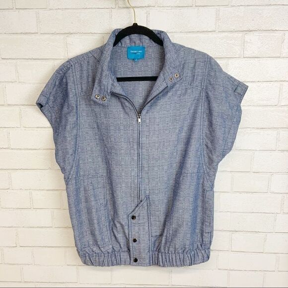 Derek lam Denim zip up jacket - Picture 2 of 9